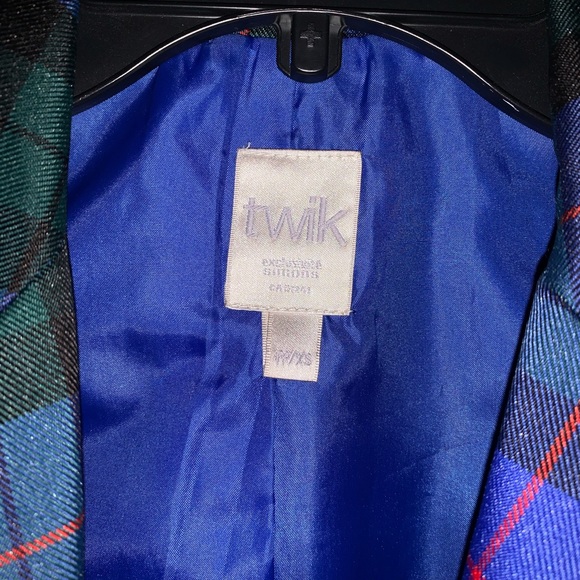 Green and blue blazer - Picture 2 of 3